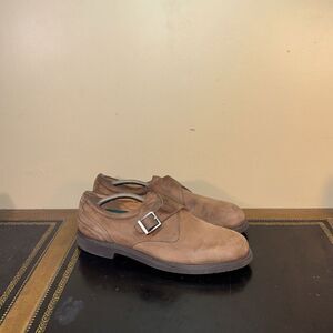 Rockport Monk Strap Brown Suede Dress Shoes Men’s Size 12